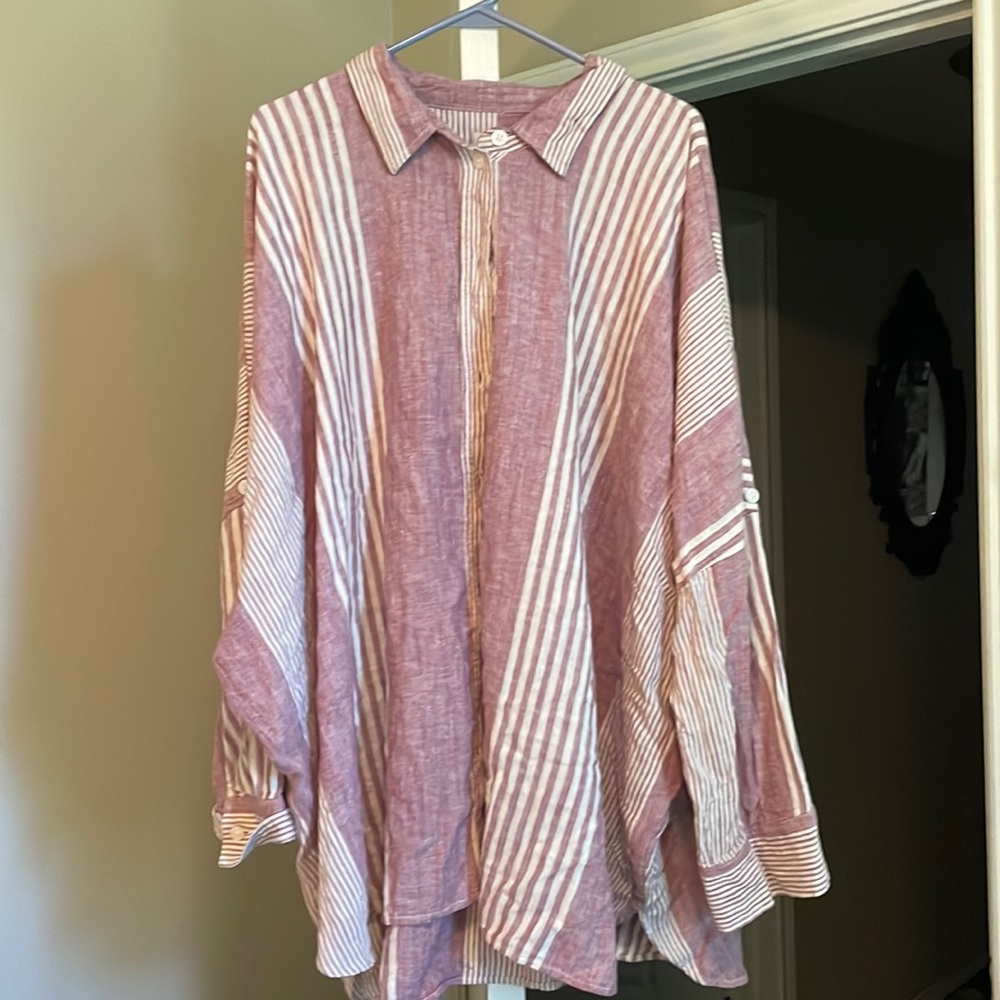 Long sleeve Oversized Button Down